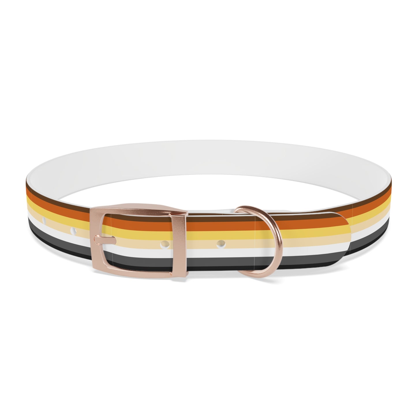 Bear Pride Flag Dog Collar