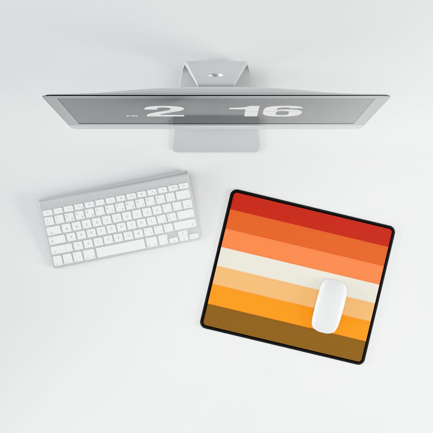 Butch Pride Flag (Mod Q) Desk Mat - Multiple Sizes