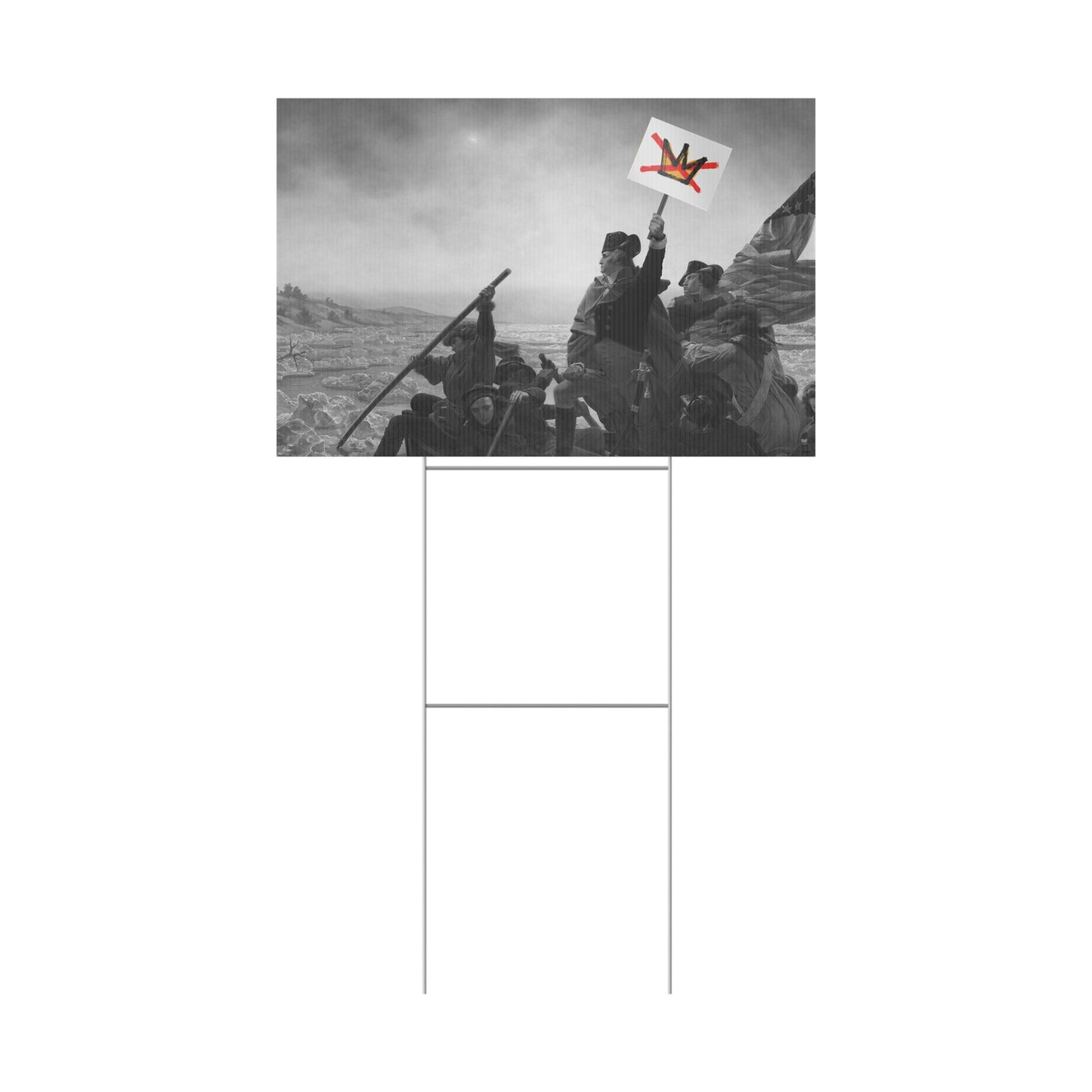 No Kings In America Protest/Yard Sign
