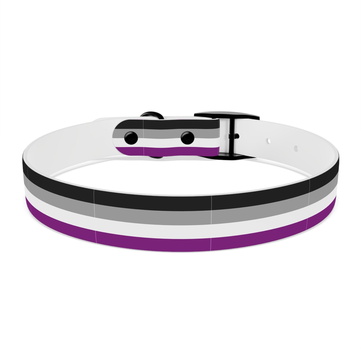 Asexual Pride Flag Dog Collar