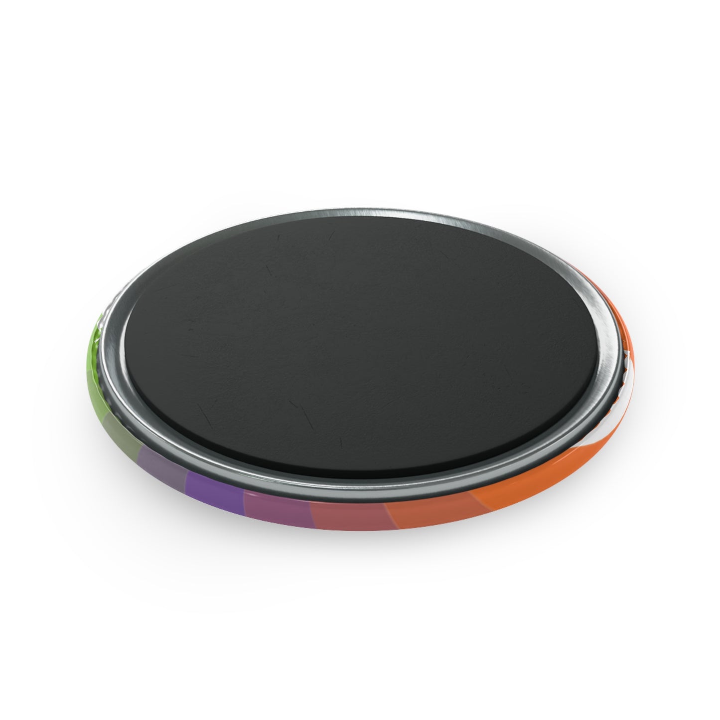 Aliagender Pride Flag Round Button Magnet