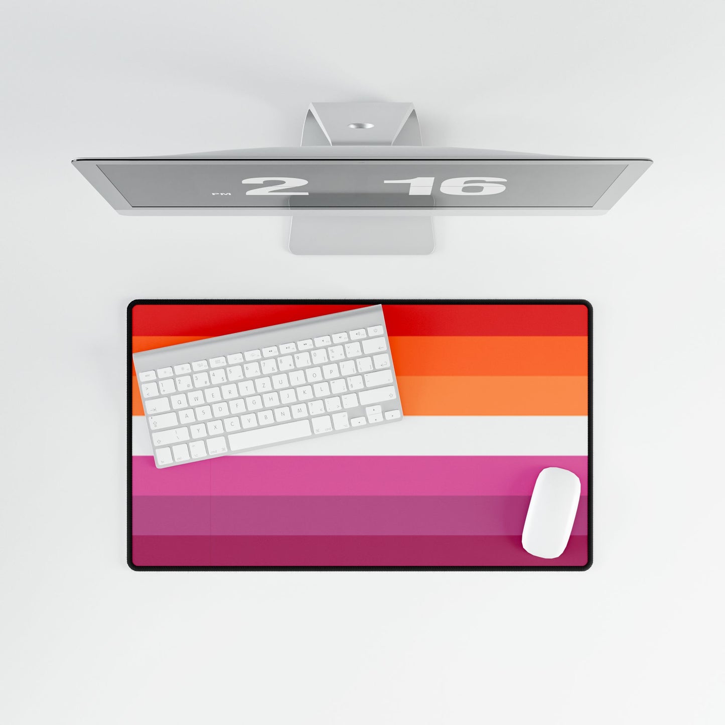 Lesbian Pride Flag Desk Mat