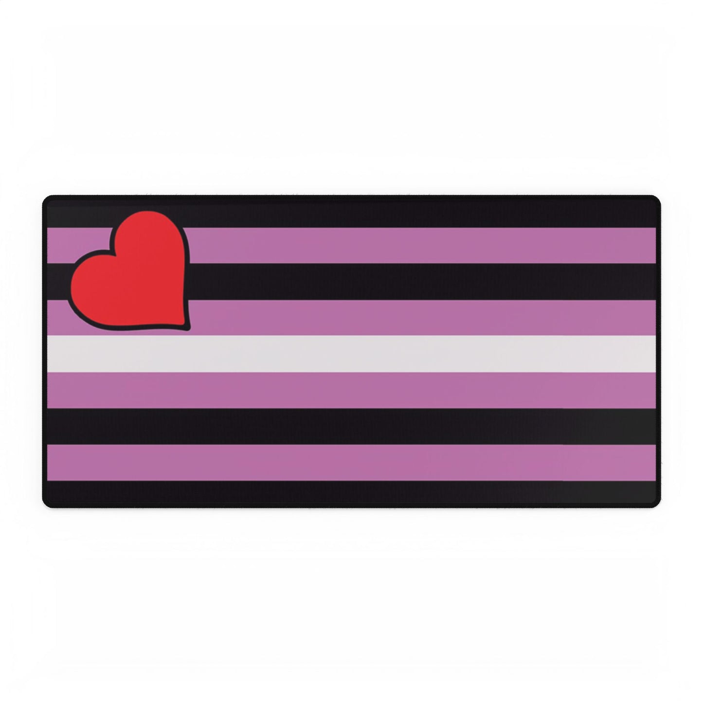 Leather Girl Pride Flag Desk Mat