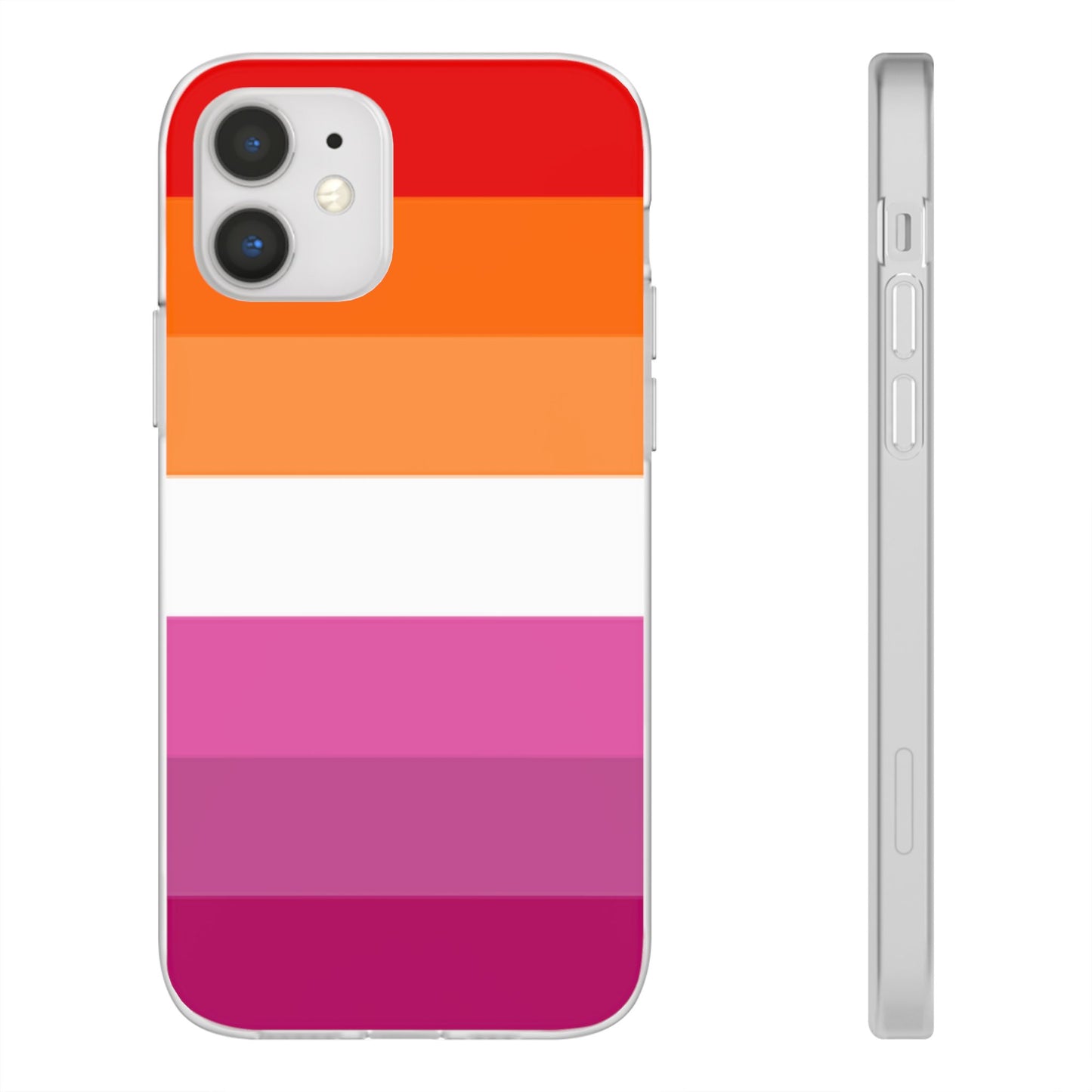 Lesbian Pride Flag iPhone Flexi Case - Multiple Generations