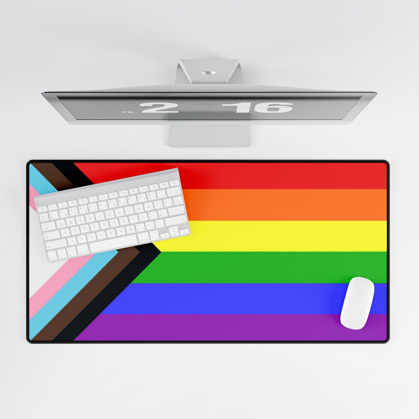 Progress Pride Flag Desk Mat