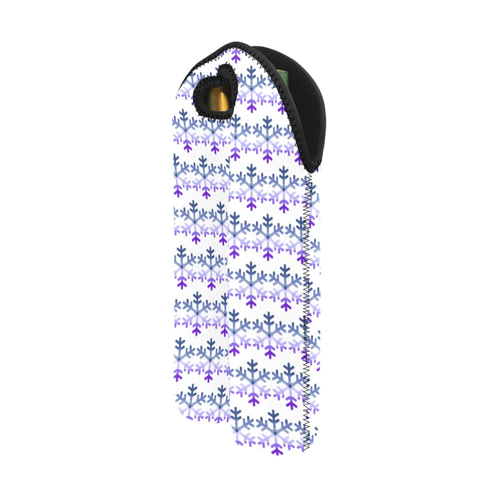Butch Pride Flag (dorian-rutherford) Snowflake 2-Bottle Neoprene Wine Bag