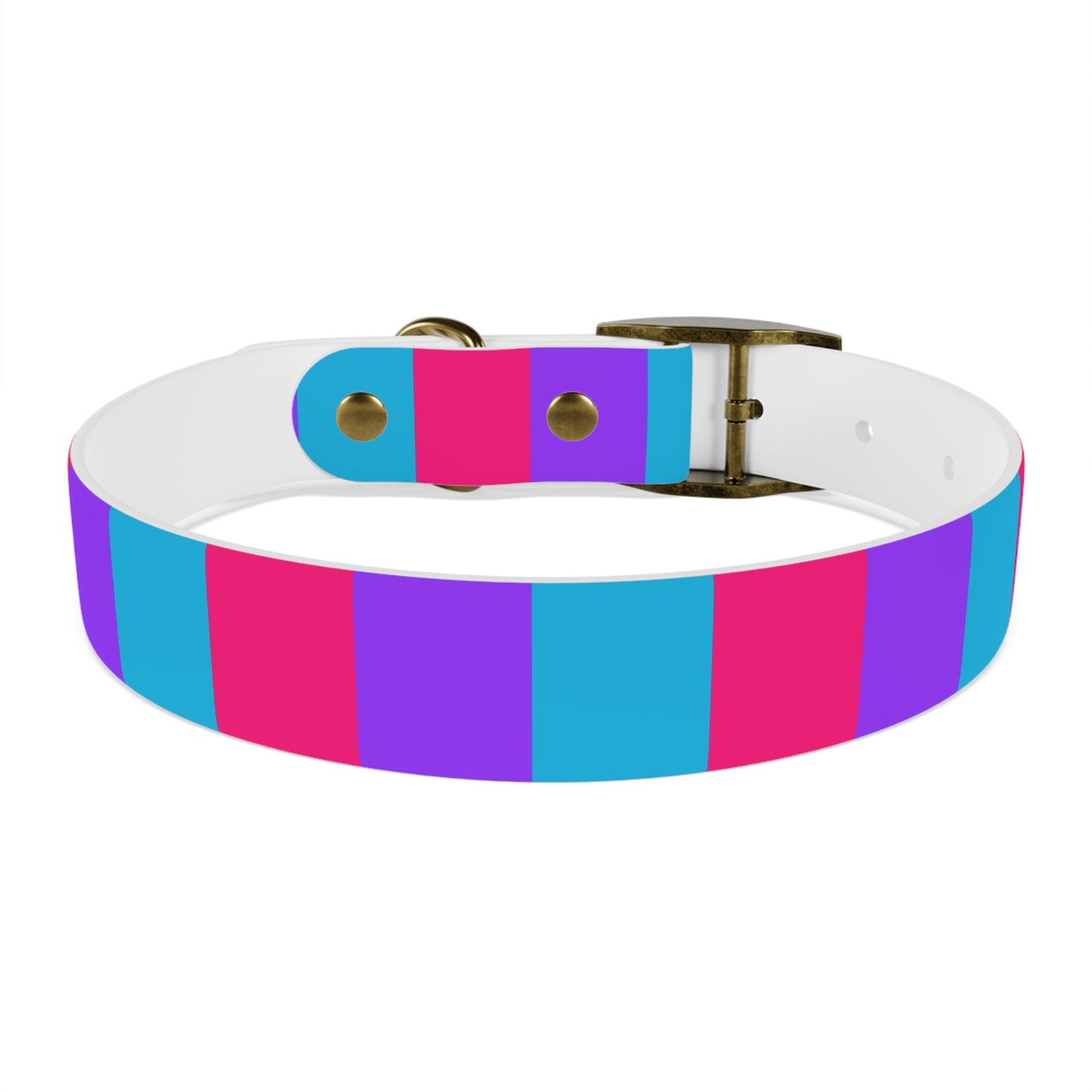 Androgyne Pride Flag Dog Collar