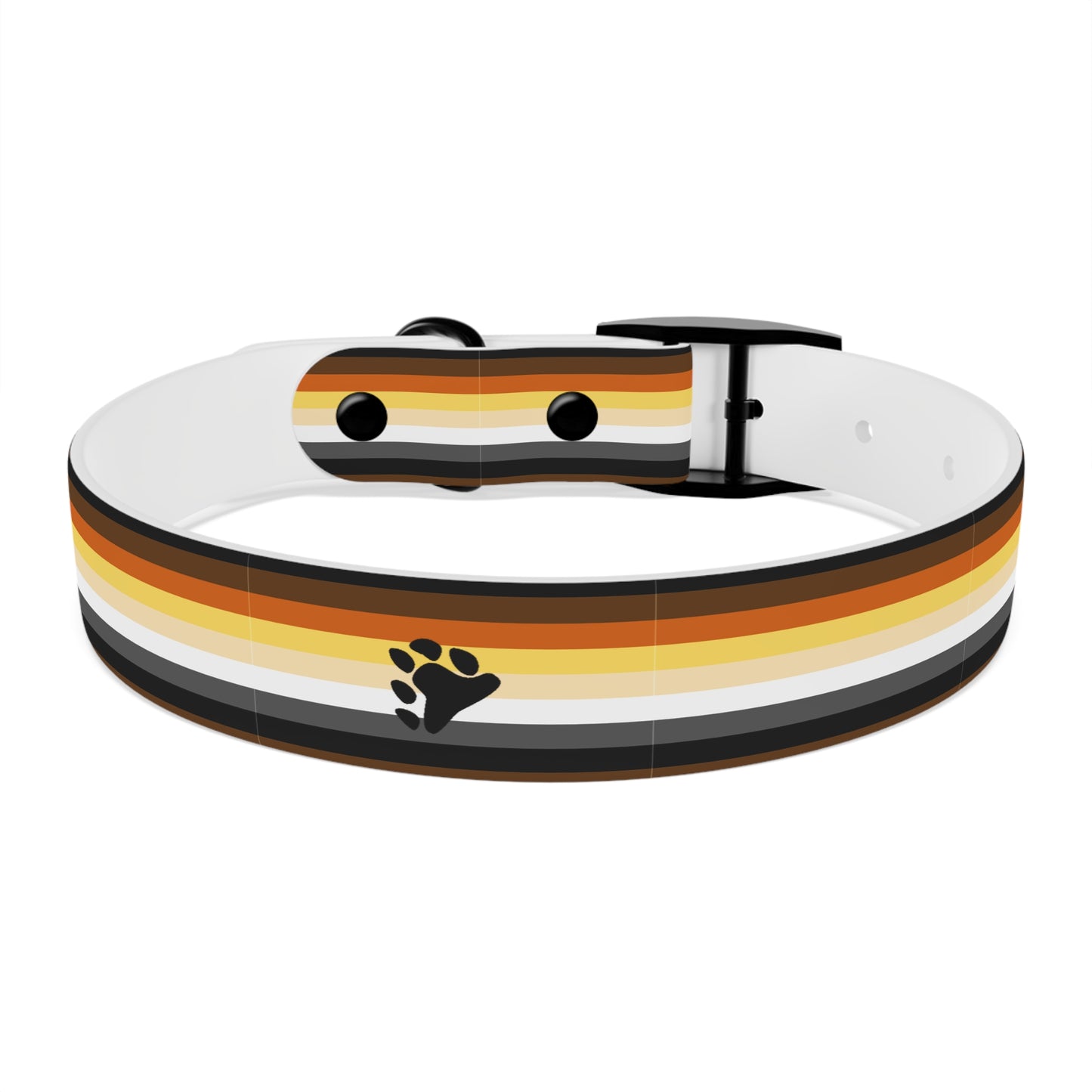 Bear Pride Flag Dog Collar