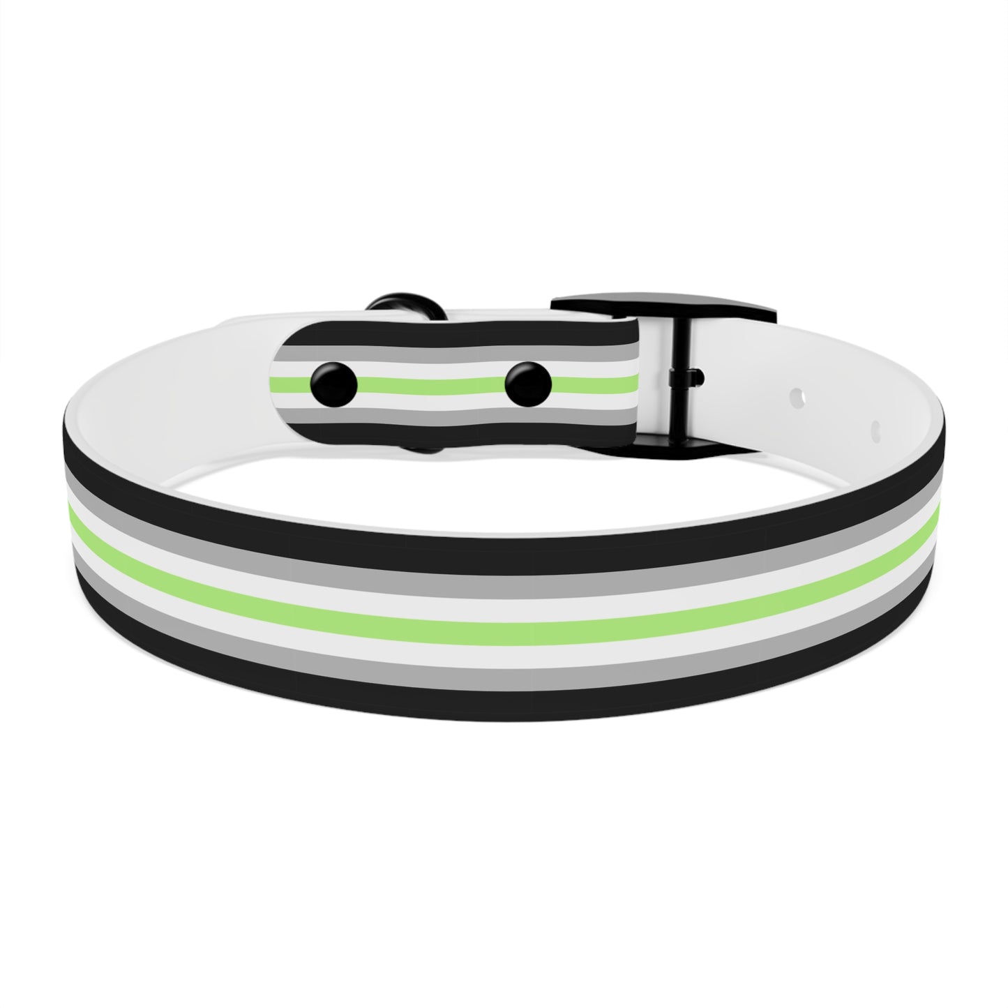 Agender Pride Flag Dog Collar