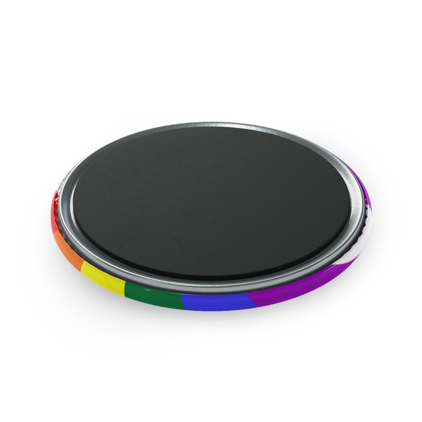 Pride Rainbow Button Magnet - Celebrate Inclusivity (1 & 10 pcs)
