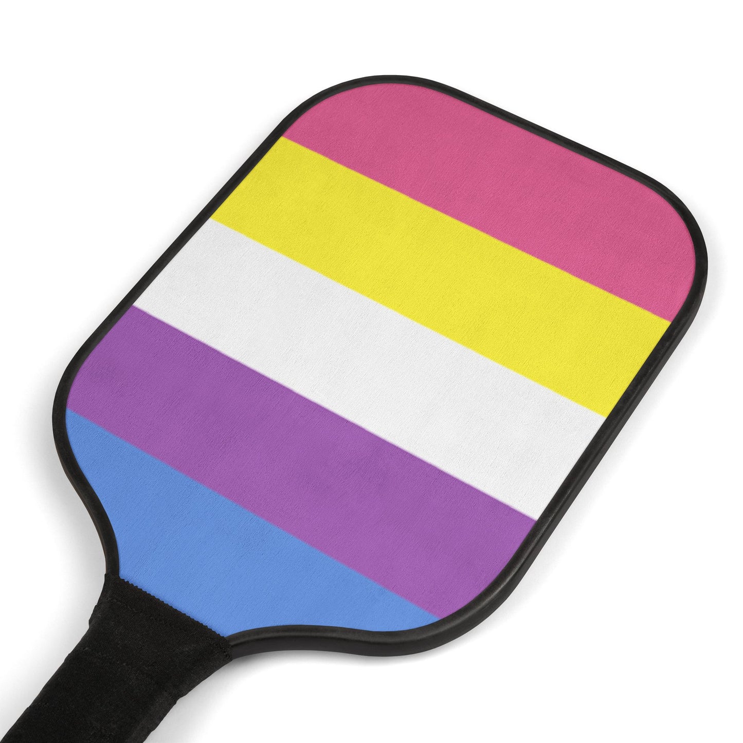 Bigender Pride Flag Pickleball Paddle Set