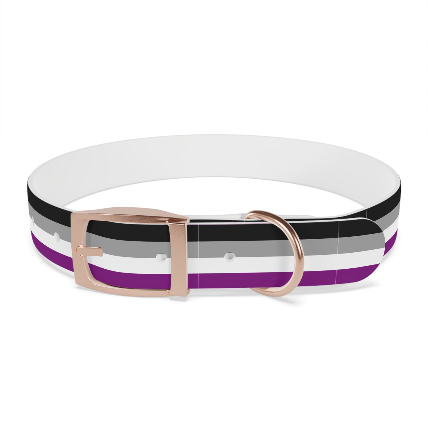 Asexual Pride Flag Dog Collar