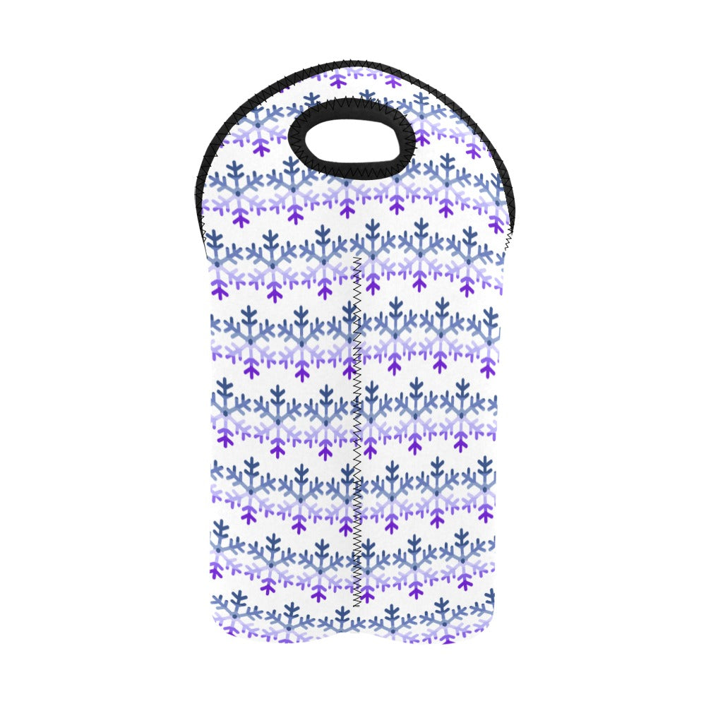 Butch Pride Flag (dorian-rutherford) Snowflake 2-Bottle Neoprene Wine Bag