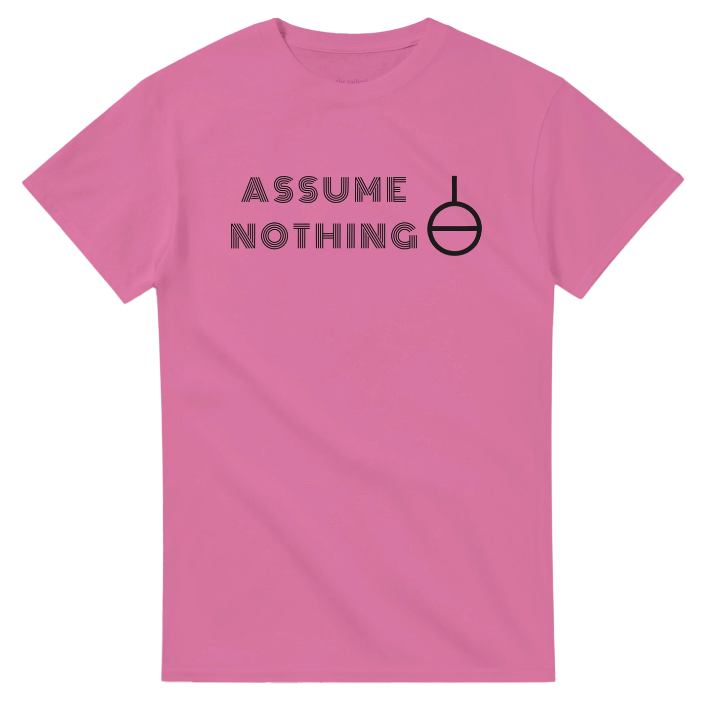 Agender / Genderless Symbol Heavyweight Unisex Crewneck T-shirt Azalea