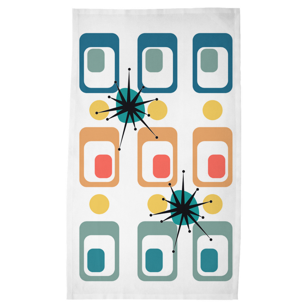 Burst of Midnight Tea Towel