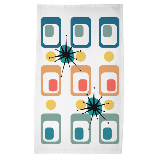 Burst of Midnight Tea Towel