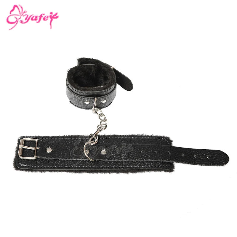 7 PCS/SET Sex Leather Bdsm Bondage Kit