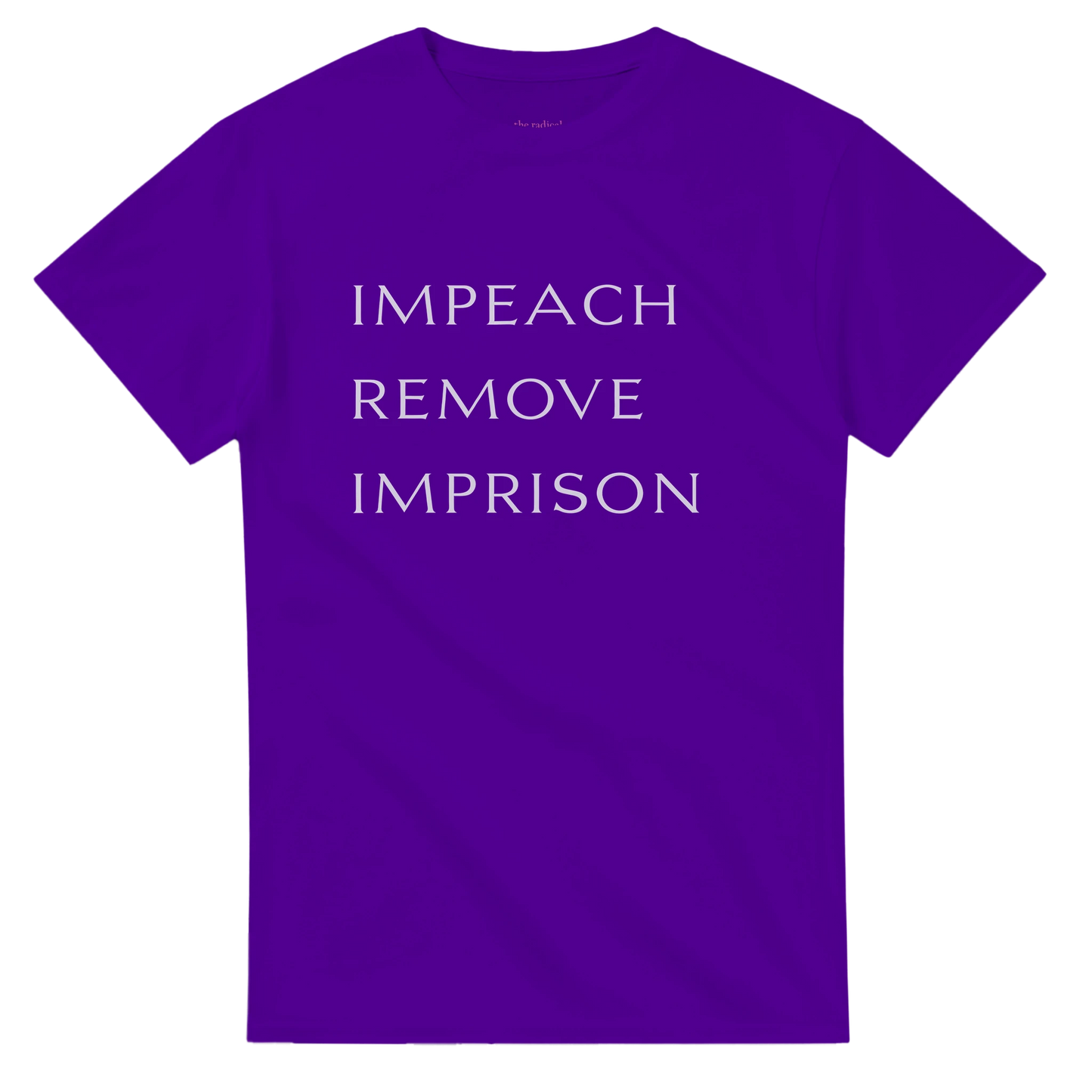 Impeach Remove Imprison T-Shirt Purple