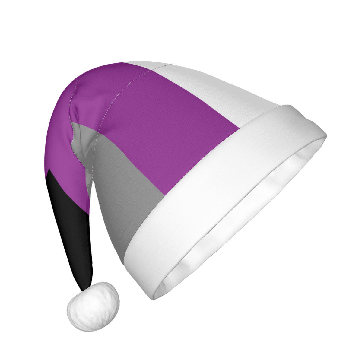 Demisexual Pride Flag Adult Plush Holiday Hat