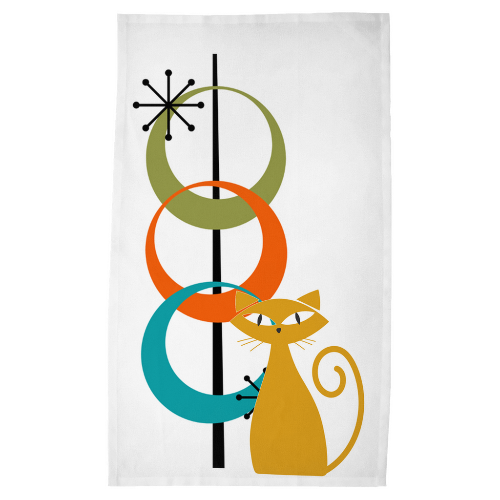 Midnight Moon Tea Towel