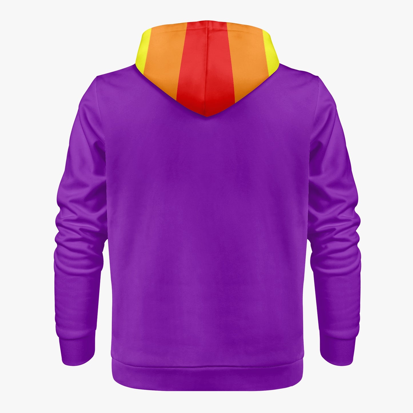 QPOC Pride Flag Full Zip Up Hoodie - Traditional Feminine Cut
