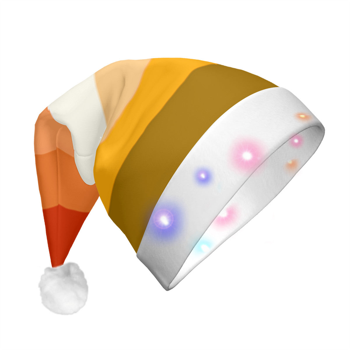 Butch Pride Flag (Mod Q) Adult Glowing Plush Holiday Hat