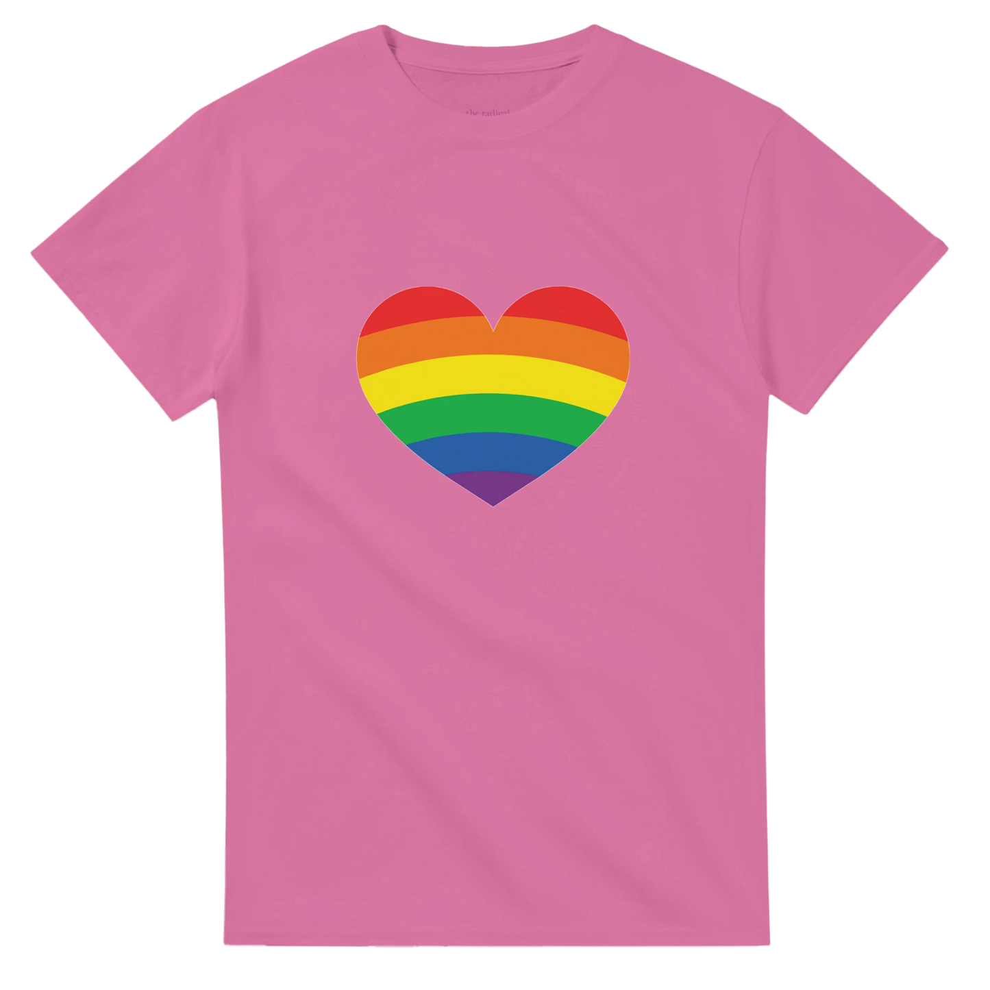 Rainbow Heart T Shirt Azalea
