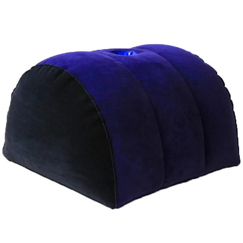 Flocking Inflatable Sex Aid Pillow
