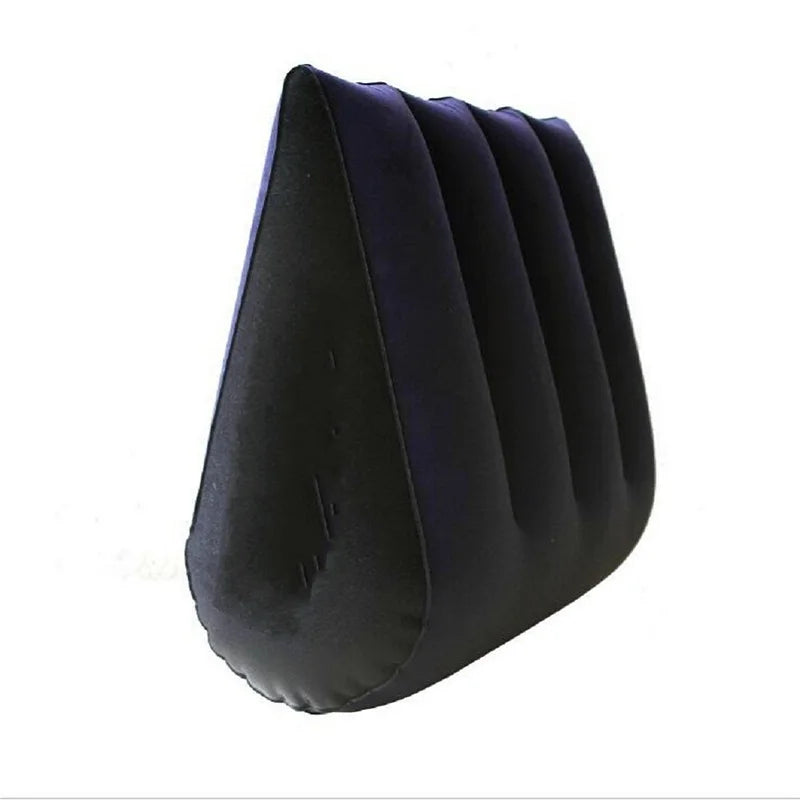 Flocking Inflatable Sex Aid Pillow