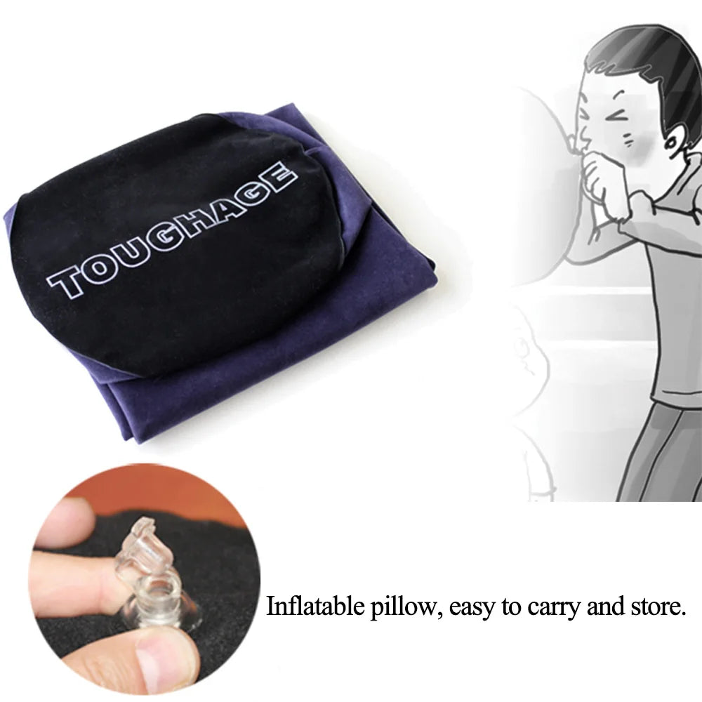 Flocking Inflatable Sex Aid Pillow