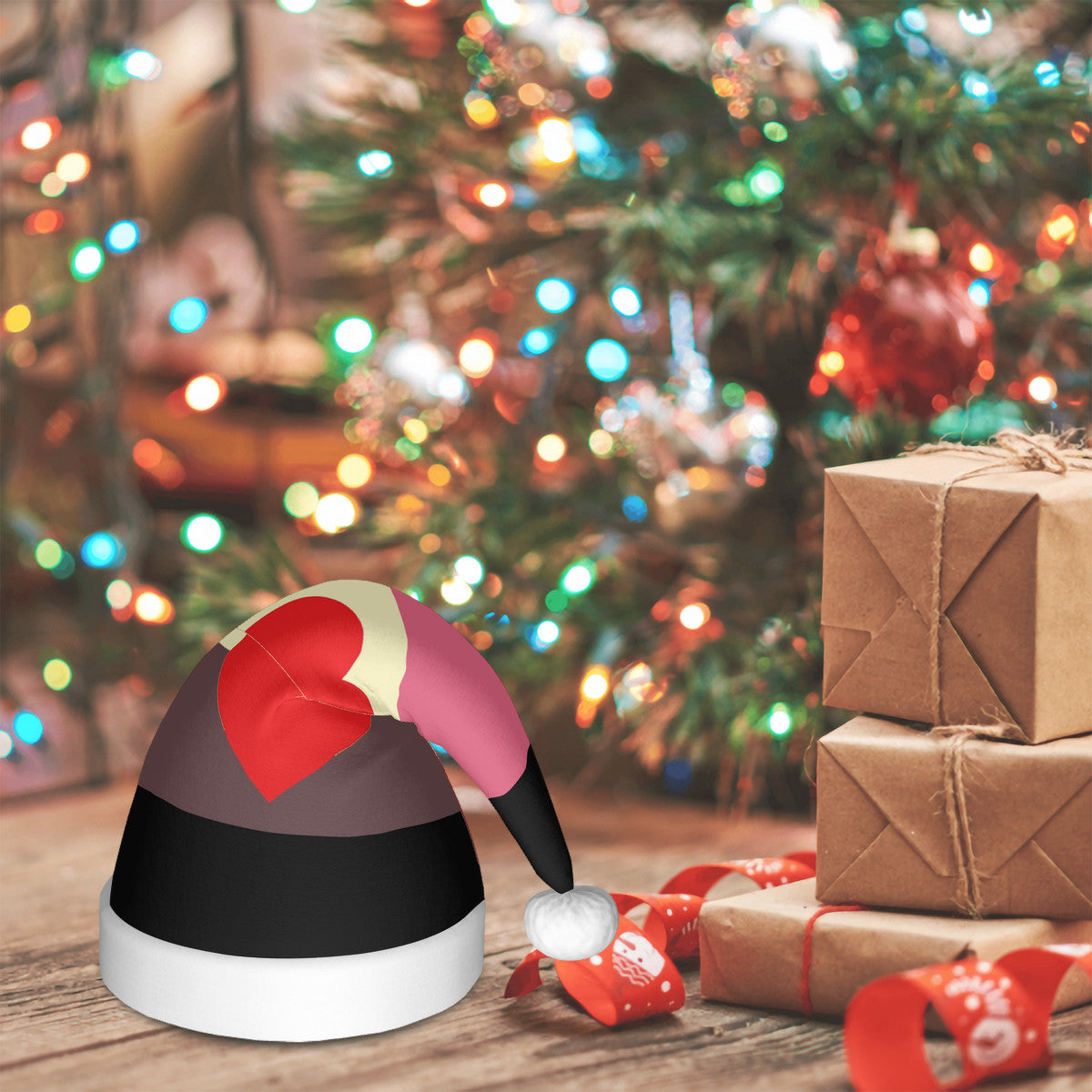Fat Fetish Pride Flag Adult Plush Holiday Hat