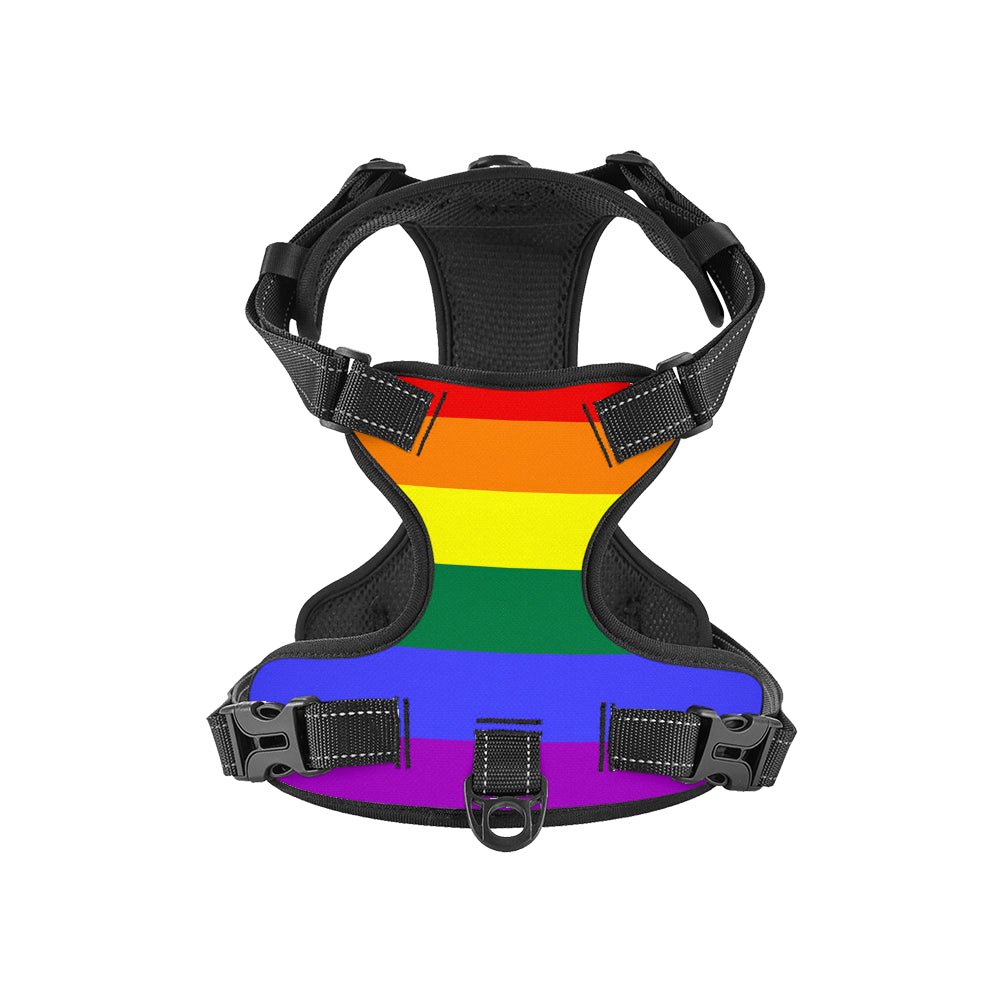 Rainbow Pride Flag Dog Harness