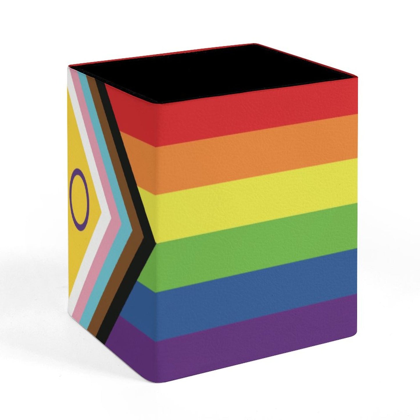 Inclusive Progress Pride Flag Pen Holder