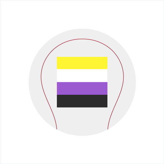 Non-Binary Pride Flag Baseball