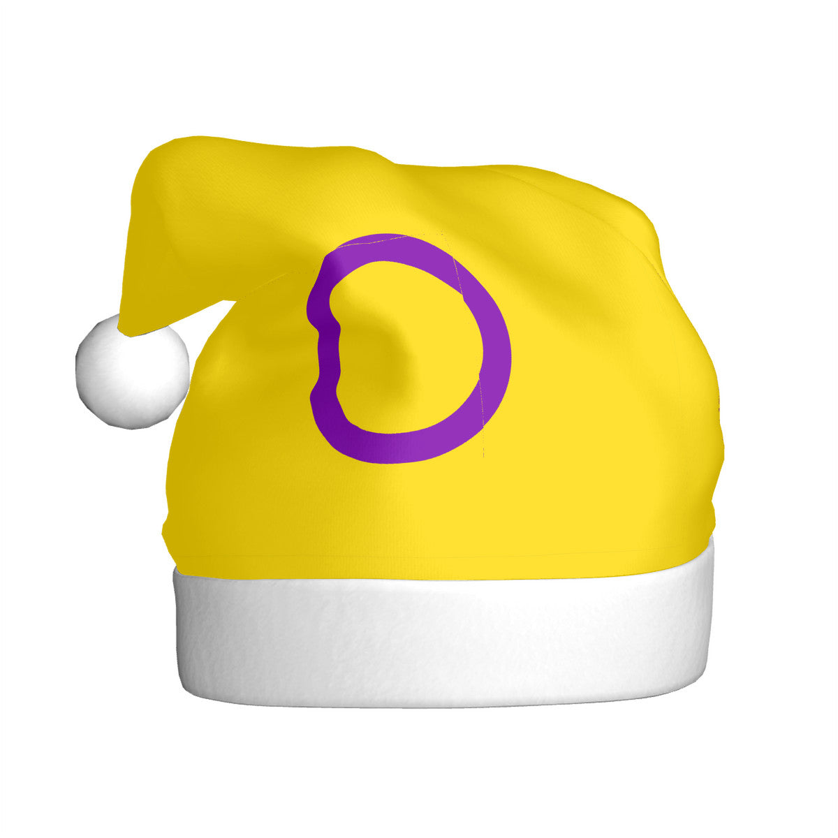 Intersex Pride Flag Adult Plush Holiday Hat