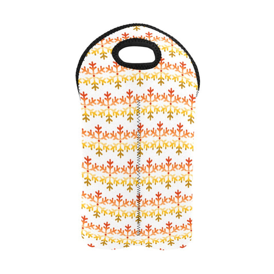 Butch Pride Flag (Mod Q) Snowflake 2-Bottle Neoprene Wine Bag