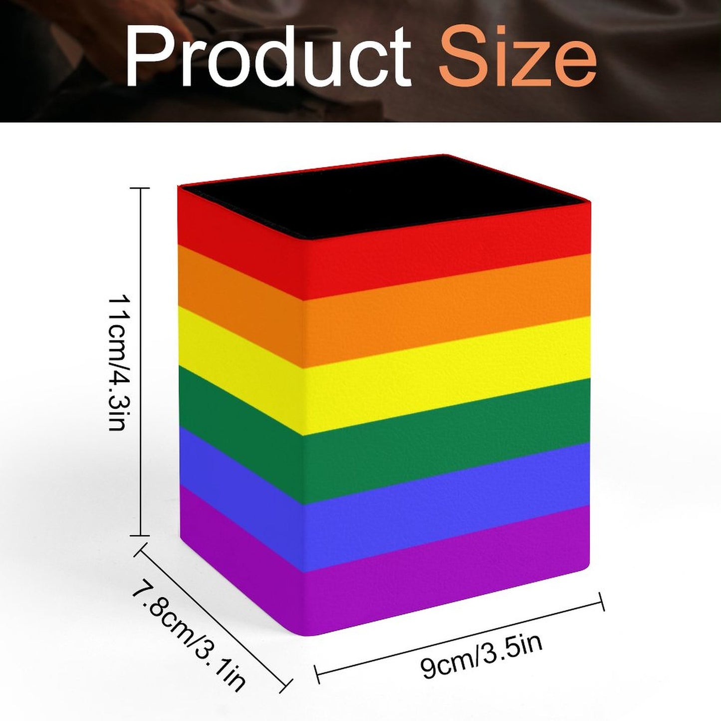 Rainbow Pride Flag Pen Holder