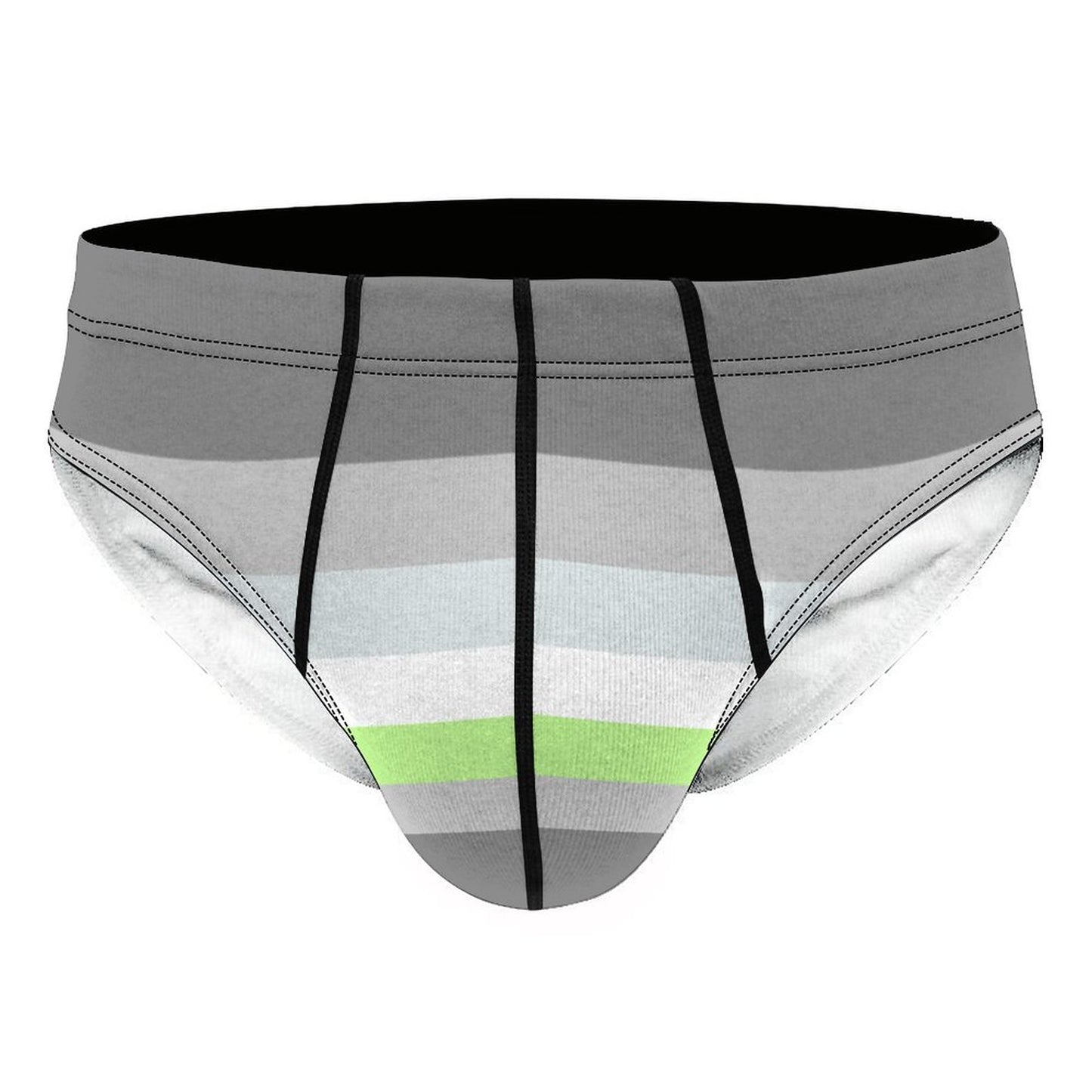 Demiagender Pride Flag Briefs – Traditional Masculine Cut