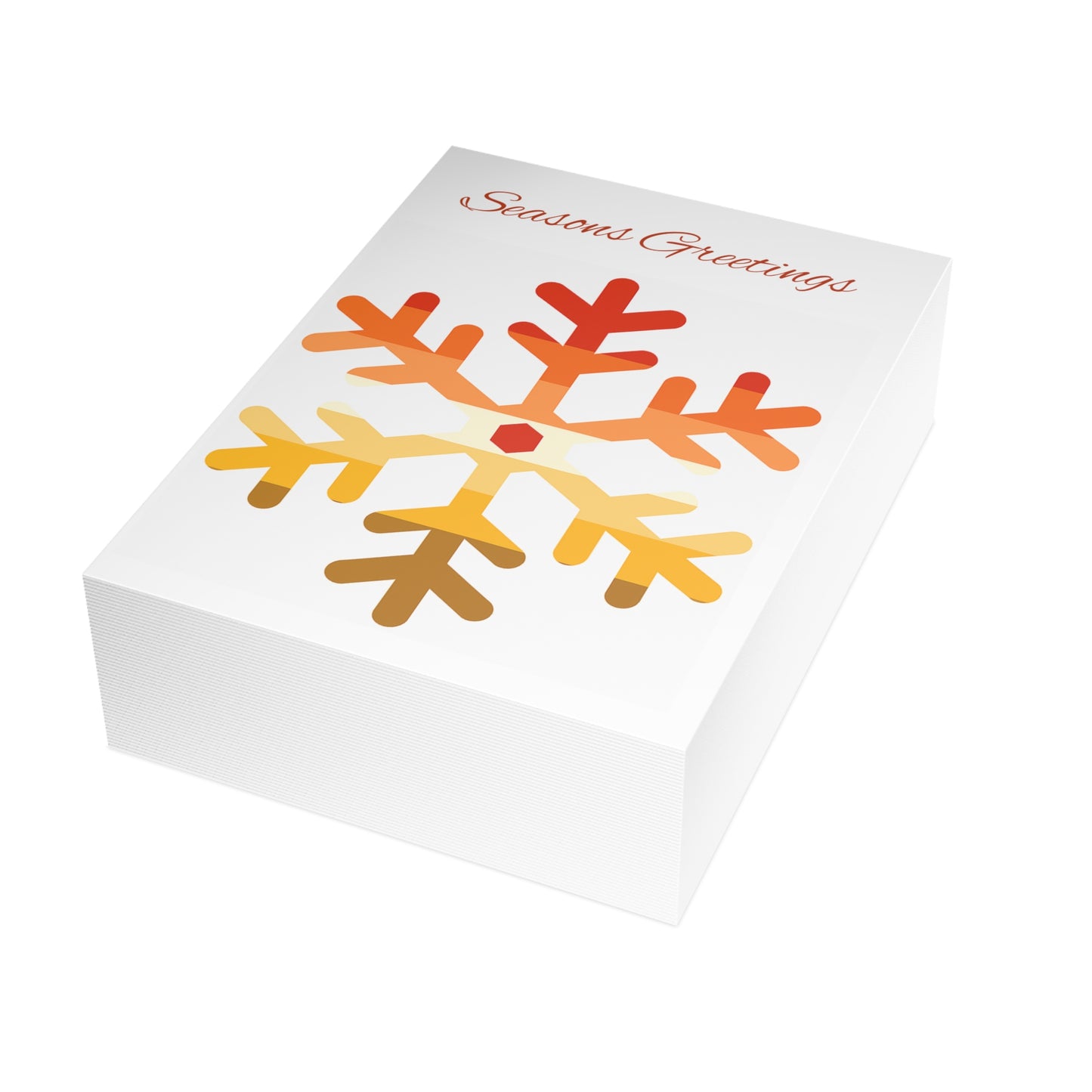 Butch Pride Flag (Mod Q) Snowflake Greeting Cards