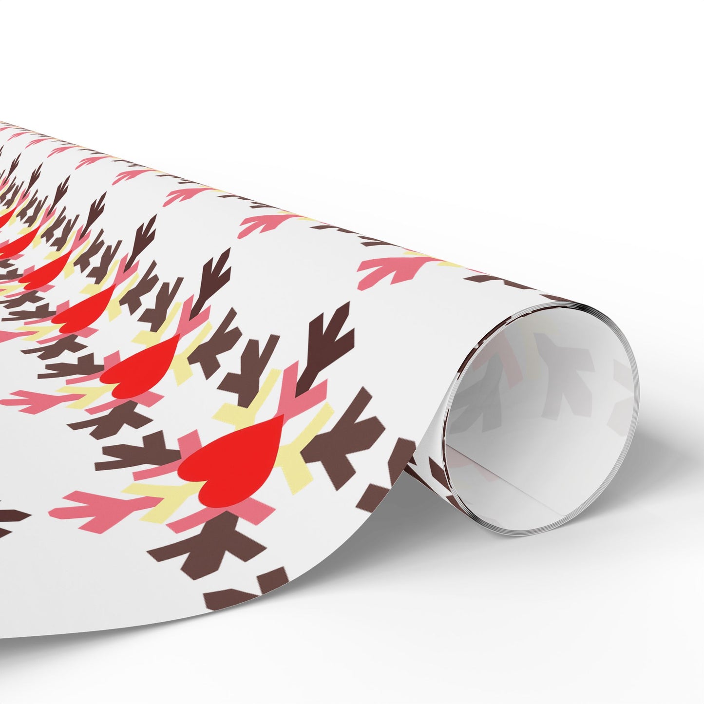 Fat Fetish Pride Flag Snowflake Wrapping Paper - Multiple Sizes/Finishes