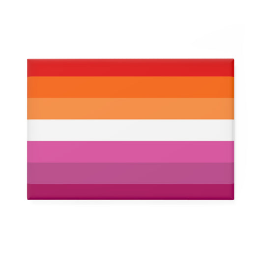 Lesbian Pride Flag Rectangle Magnet