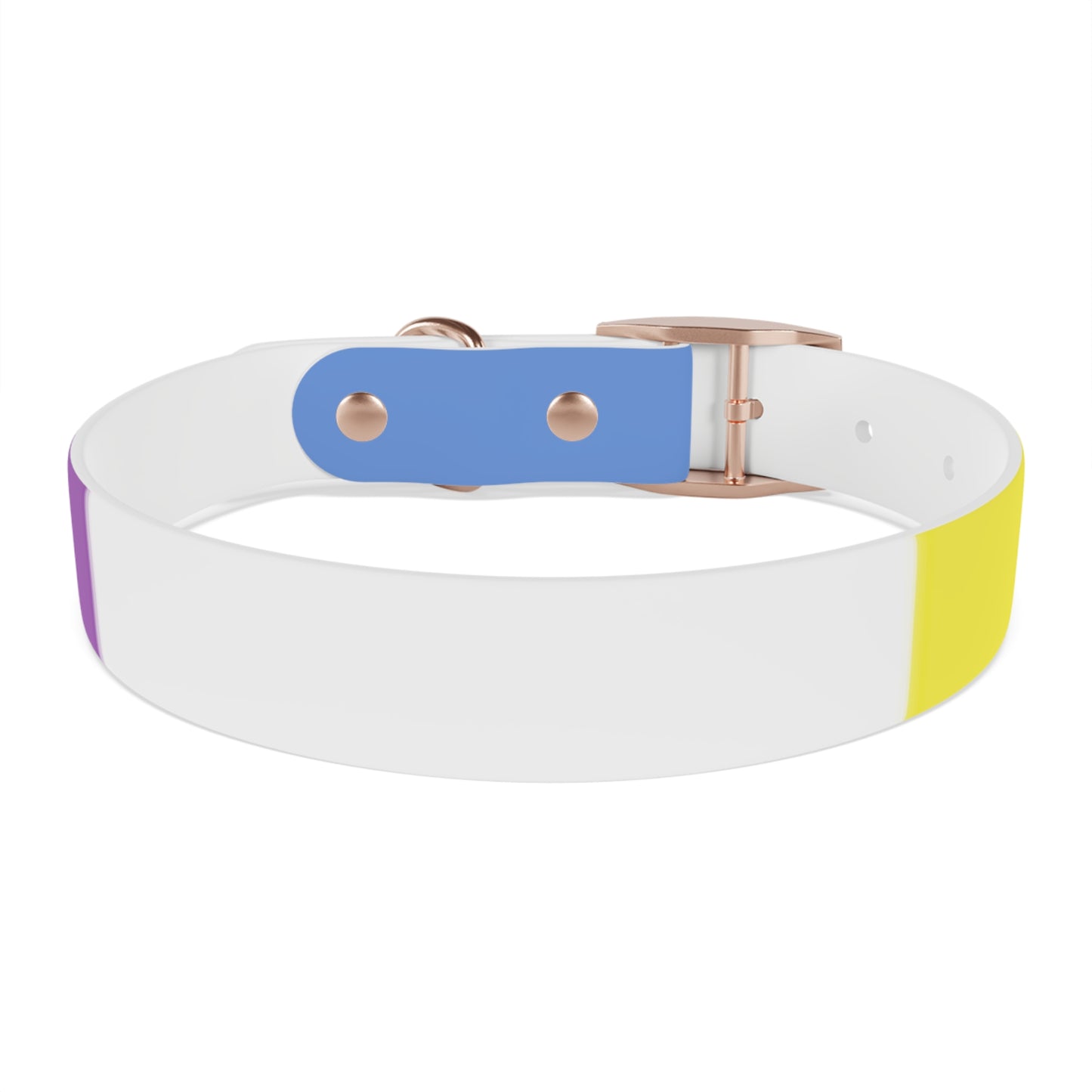 Bigender Pride Flag Dog Collar