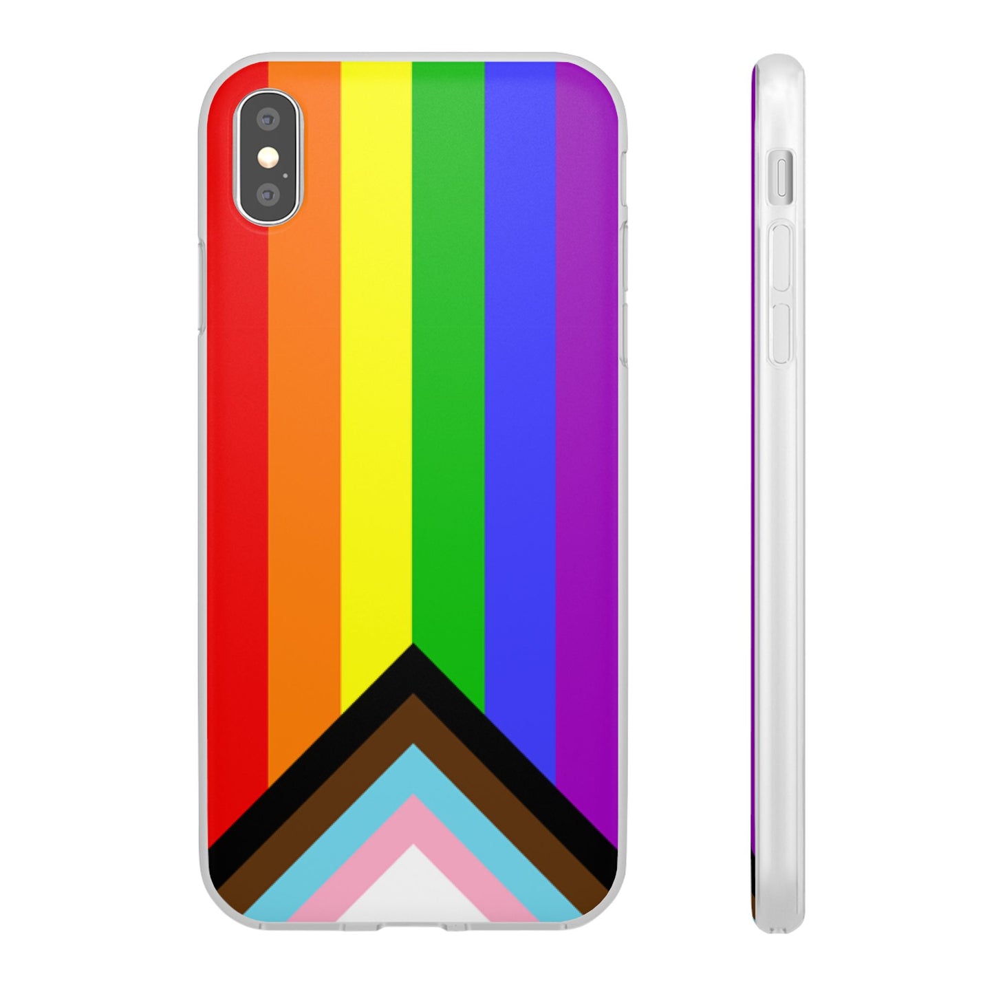 Progress Pride Flag iPhone Flexi Case - Multiple Generations