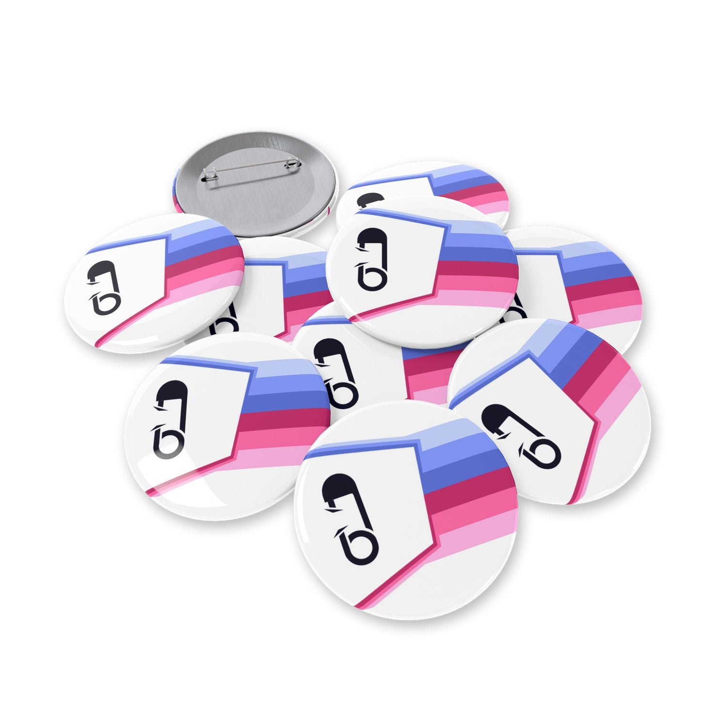 ABDL Fetish Flag Round Pin
