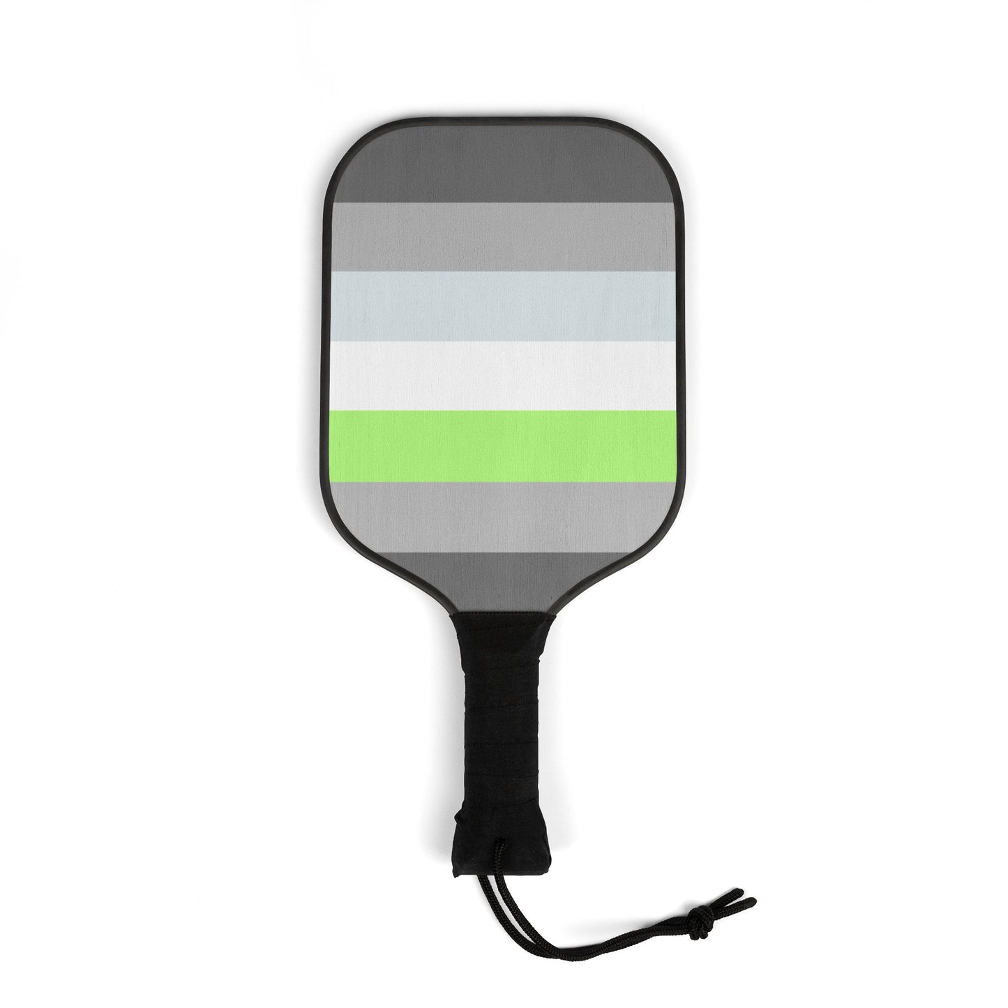 Demiagender Pride Flag Pickleball Paddle Set