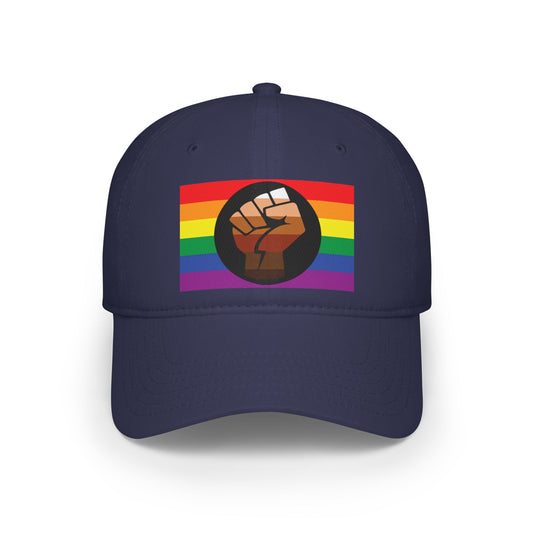 Queer People of Color Pride Flag Low Profile Baseball Cap