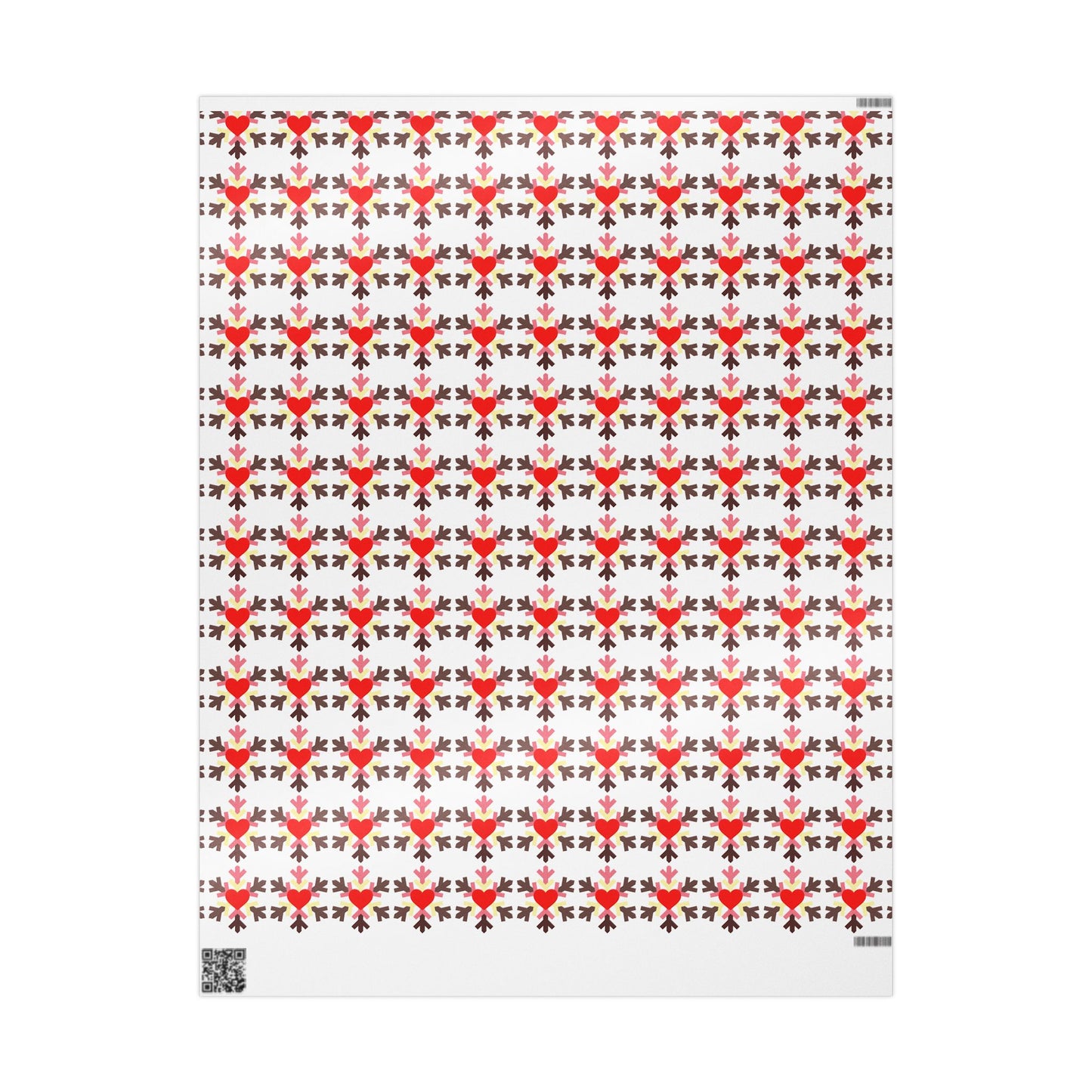 Fat Fetish Pride Flag Snowflake Wrapping Paper - Multiple Sizes/Finishes