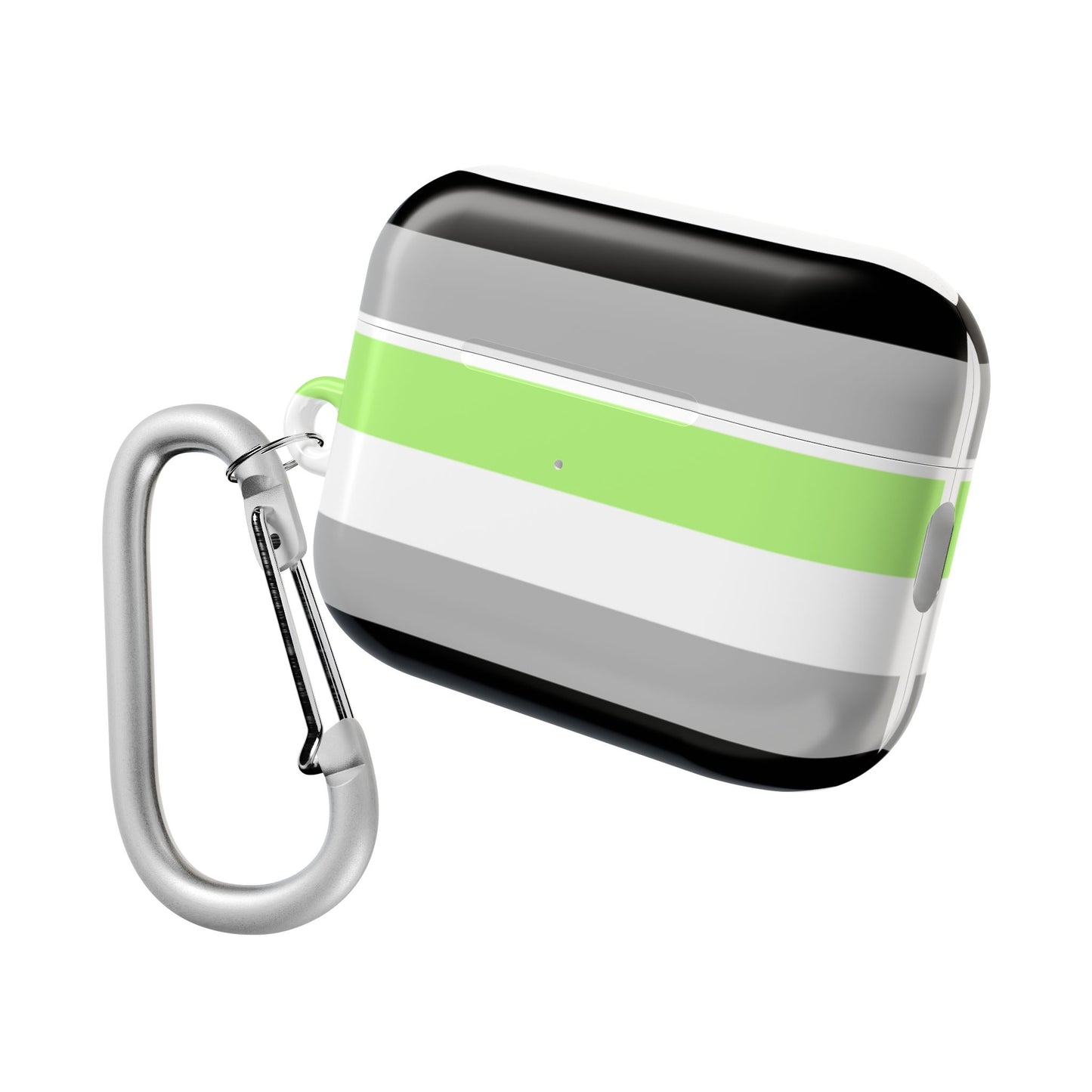 Agender Pride Flag AirPod Case - Multiple Generations