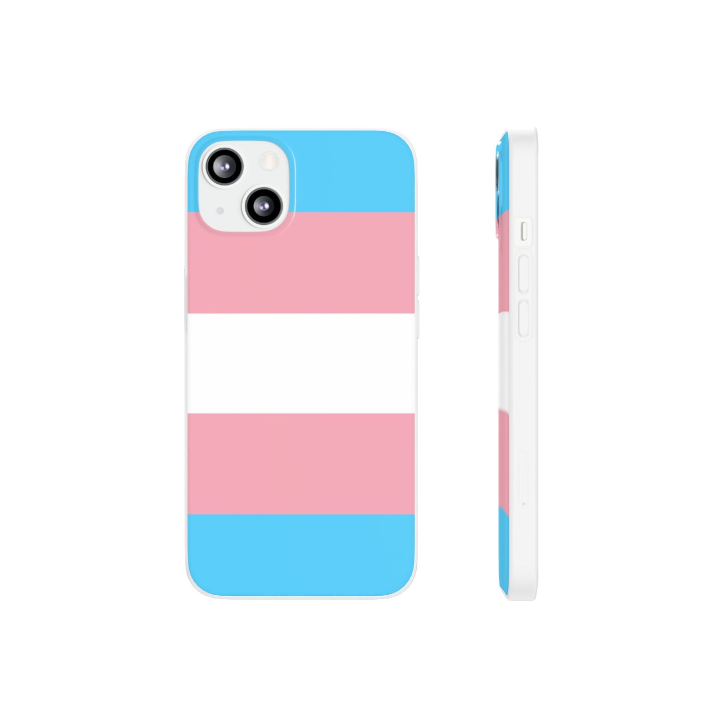 Transgender Pride Flag iPhone Flexi Case - Multiple Generations