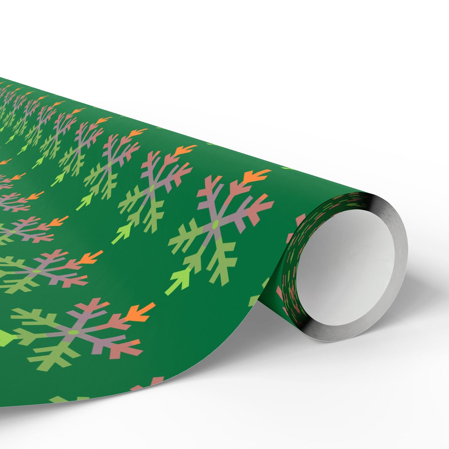Aliagender Pride Flag Snowflake Wrapping Paper - Multiple Sizes/Finishes